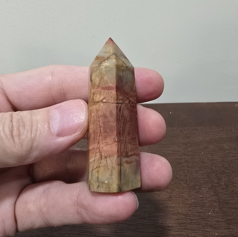 Red Creek Jasper Crystal Tower #D - Picture 5 of 5